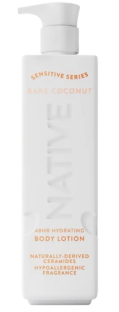 Native Sensitive Series 48Hr Hydrating Body Lotion Bare Coconut