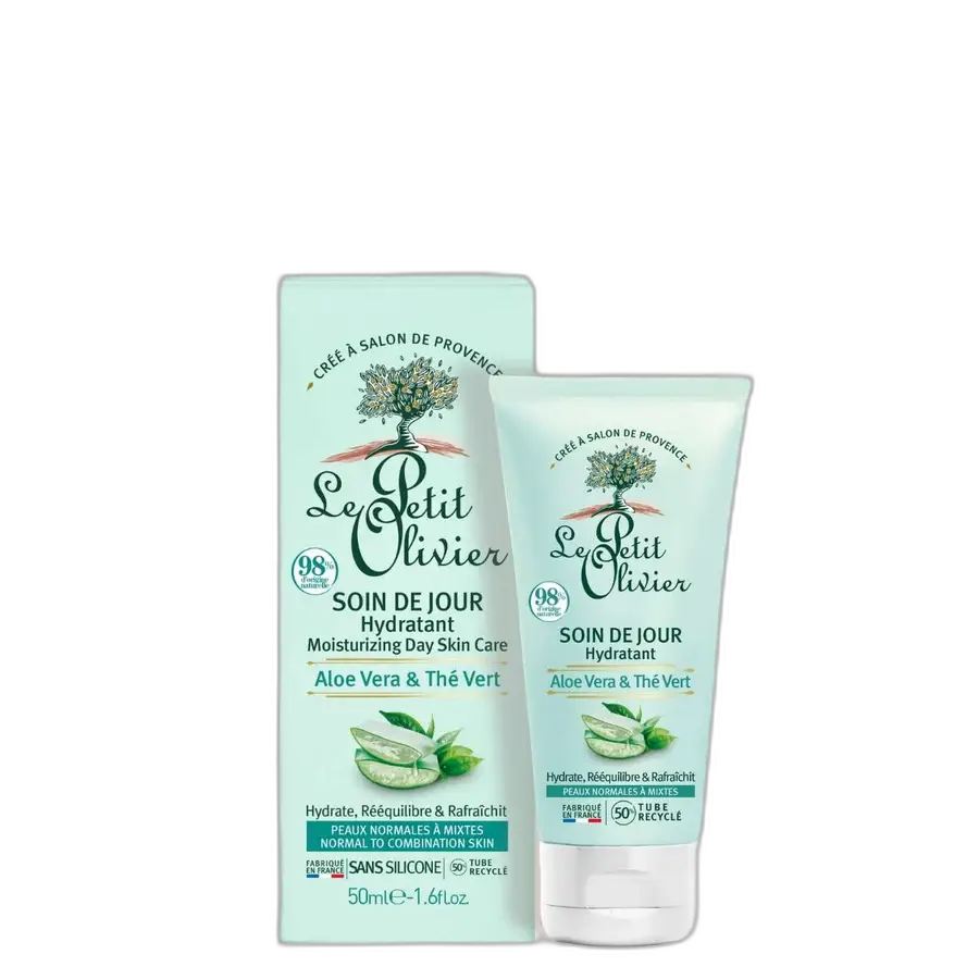 Le Petit Olivier Moisturizing Day Skin Care With Aloe Vera