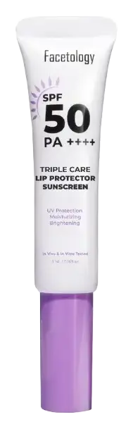 Facetology Triple Care Lip Protector Sunscreen SPF 50