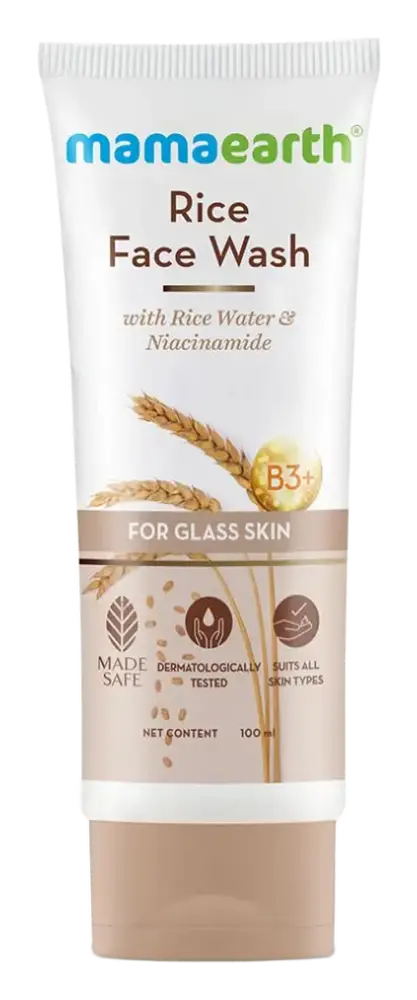 Mamaearth Rice Face Wash With Rice Water & Niacinamide