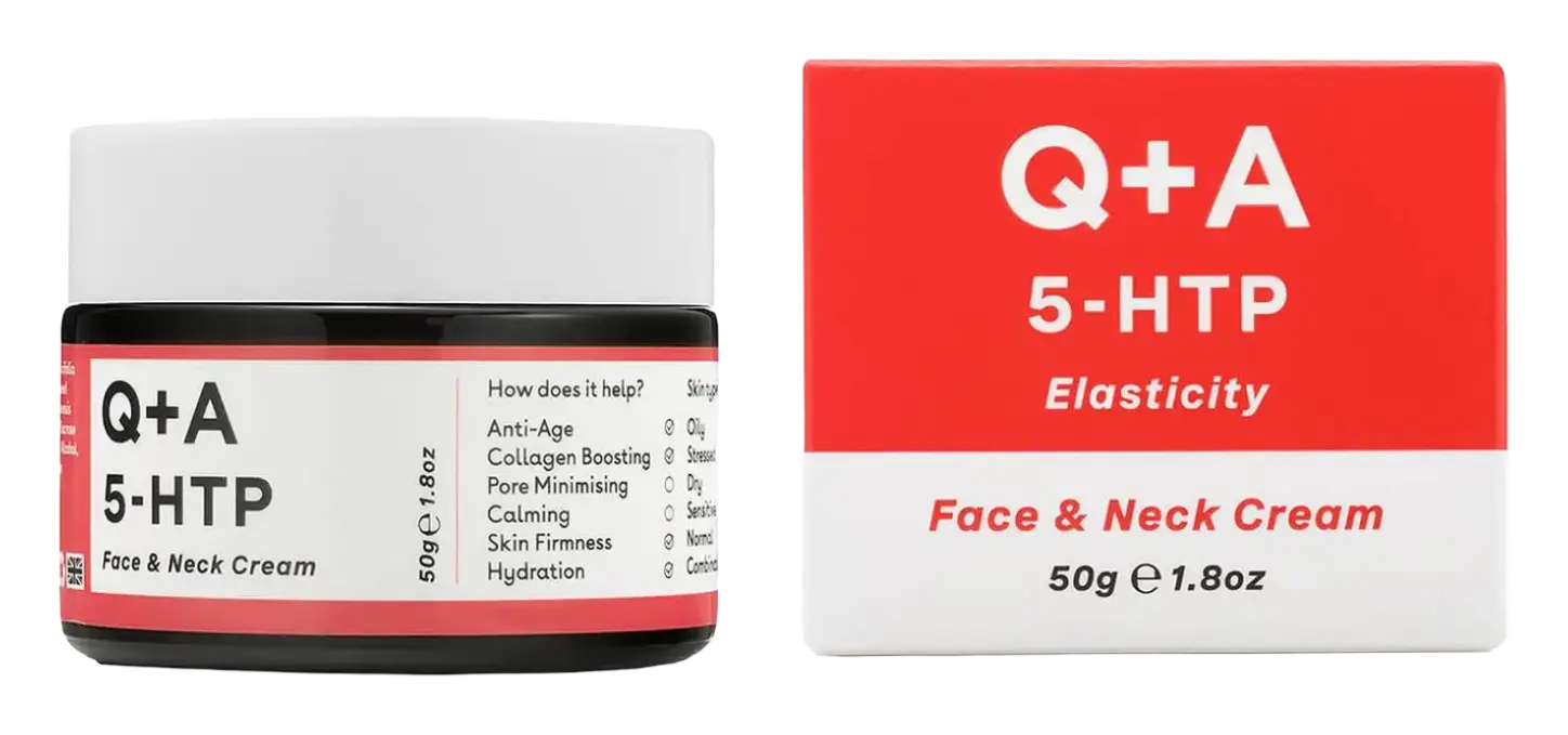 Q + A 5-HTP Face & Neck Cream