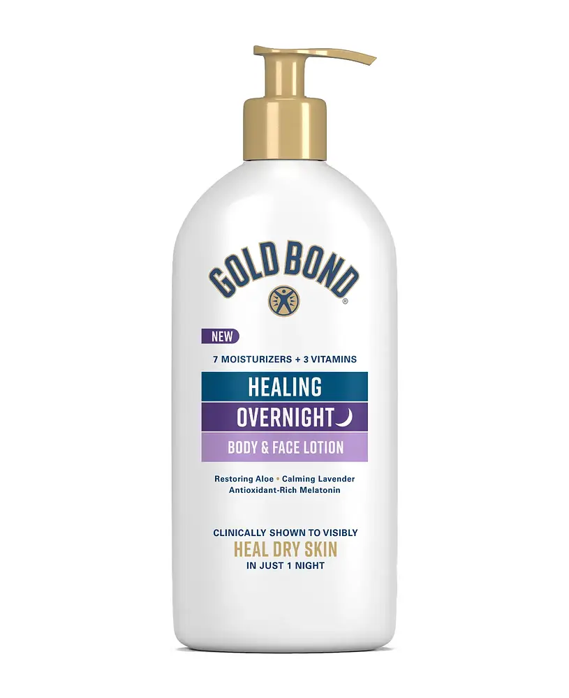 Gold Bond Healing Overnight Body & Face Lotion