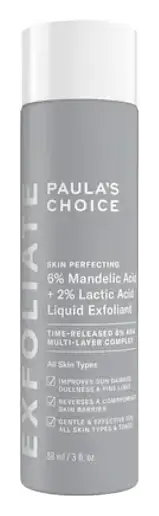 Paula's Choice Skin Perfecting 6% Mandelic Acid + 2% Lactic Acid Liquid Exfoliant