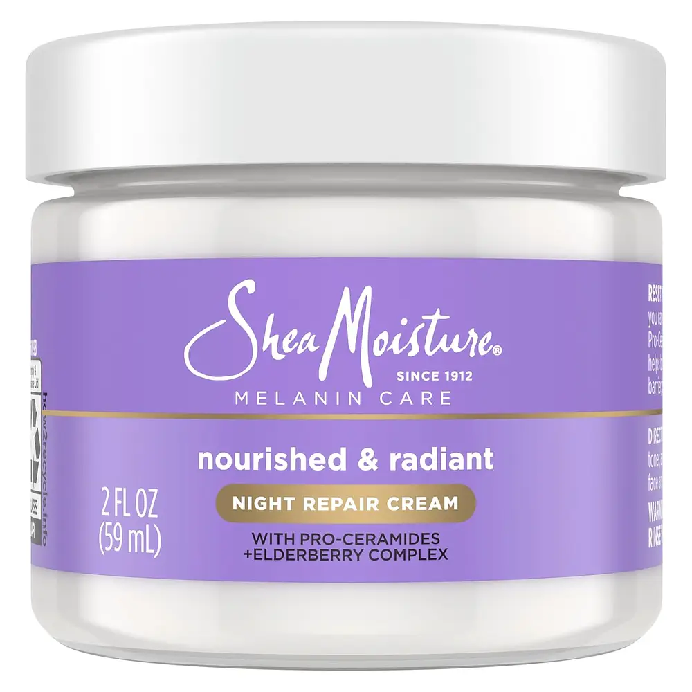 Shea Moisture Melanin Care Night Repair Cream