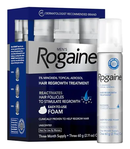 Regaine Men's 5% Minoxidil Topical Aerosol Hair Regrowth Treatment