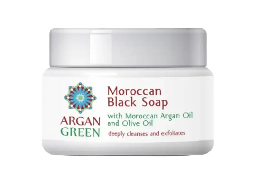 Argan Green Moroccan Black Soap