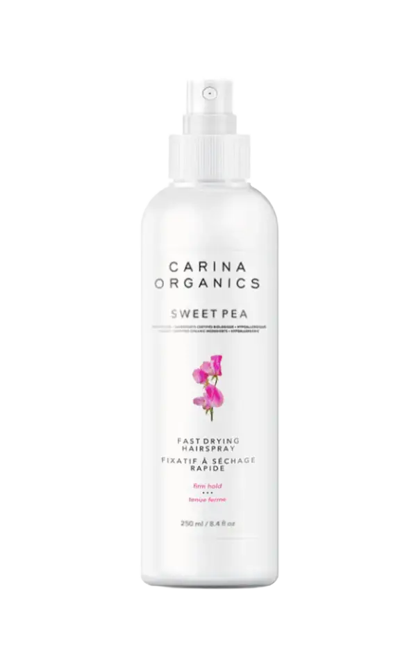 Carina Organics Sweet Pea Fast Drying Hairspray