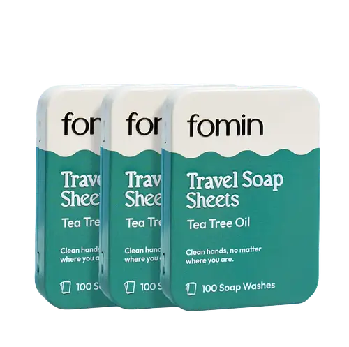 Fomin Travel Soap Sheets Tea Tree Oil