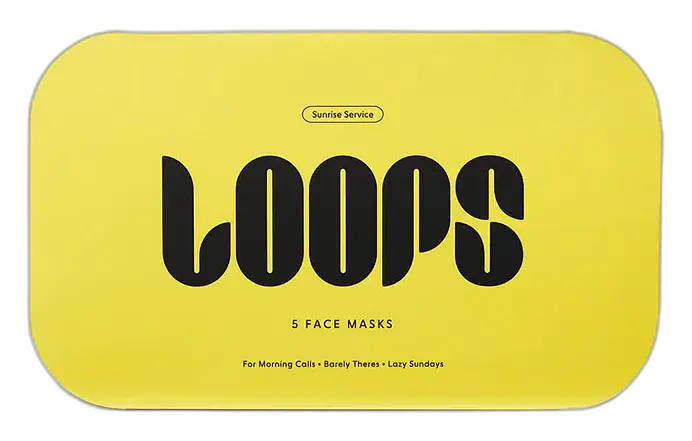 Loops Sunrise Service Brightening Hydrogel Face Mask