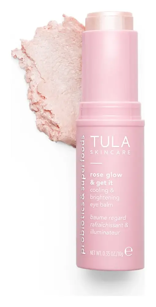 Tula Skincare Rose Glow + Get It Cooling & Brightening Eye Balm