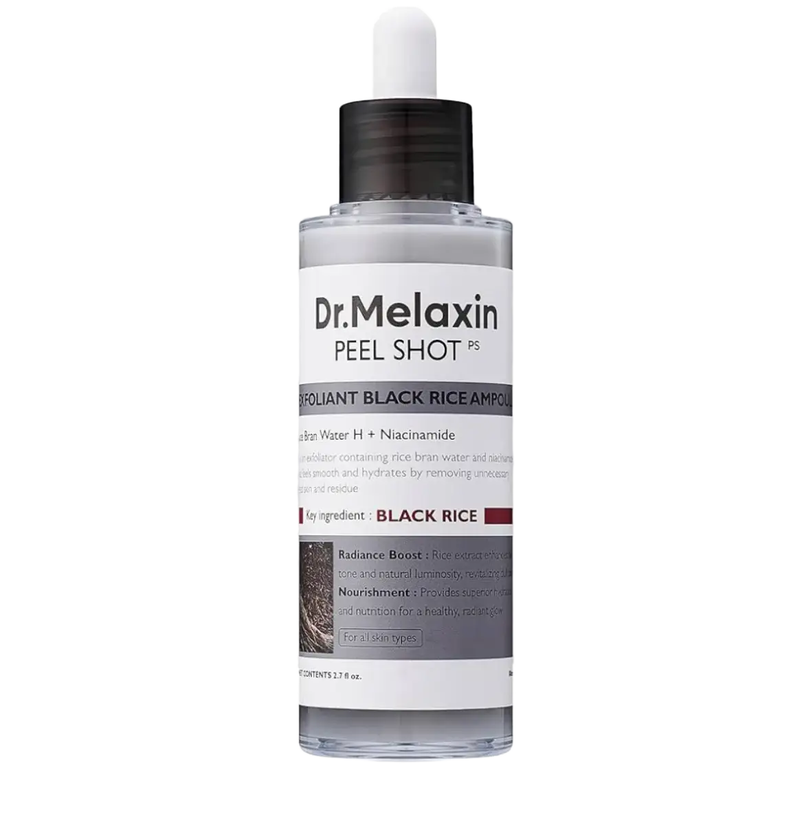 Dr.Melaxin Peel Shot Exfoliant Black Rice Ampoule