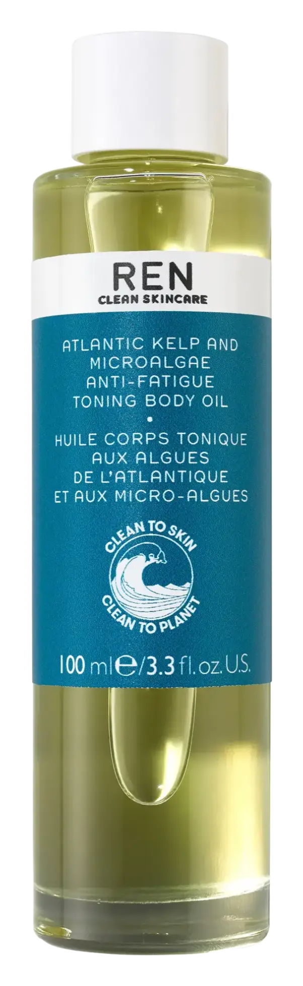 REN Clean Skincare Atlantic Kelp and Microalgae Anti-Fatigue Toning Body Oil