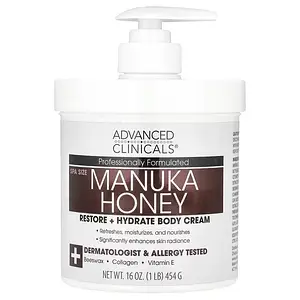 Advanced Clinicals Manuka Honey Restore + Hydrate Body Cream