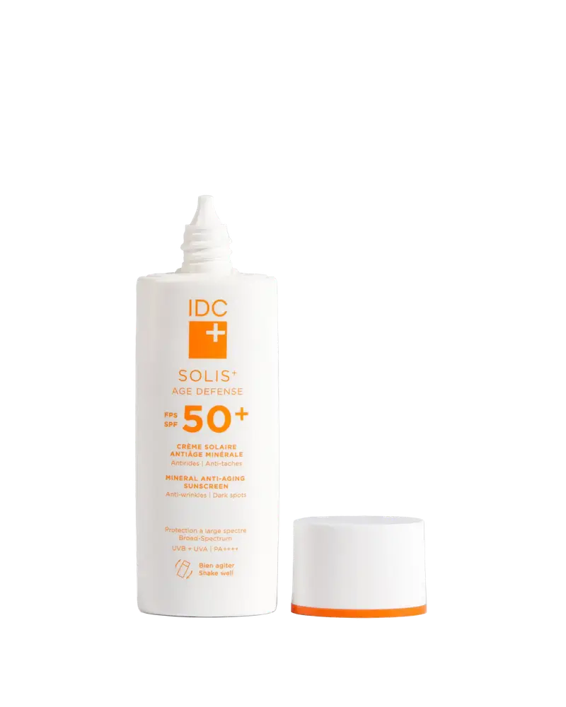 IDC Solis+ Age Defense Mineral Anti-Aging Sunscreen SPF 50+