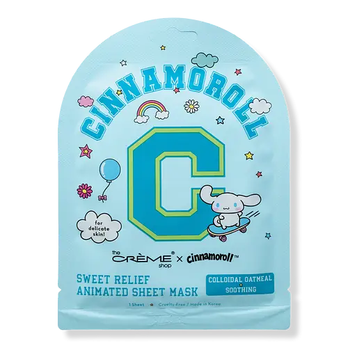 The Creme Shop Cinnamoroll Sweet Relief Animated Sheet Mask