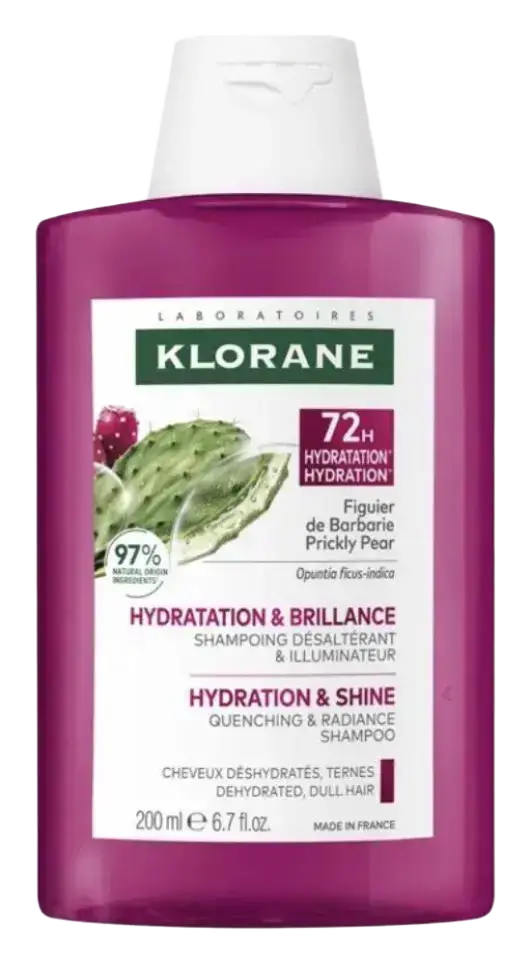 Klorane 72H Hydration & Shine Quenching Shampoo