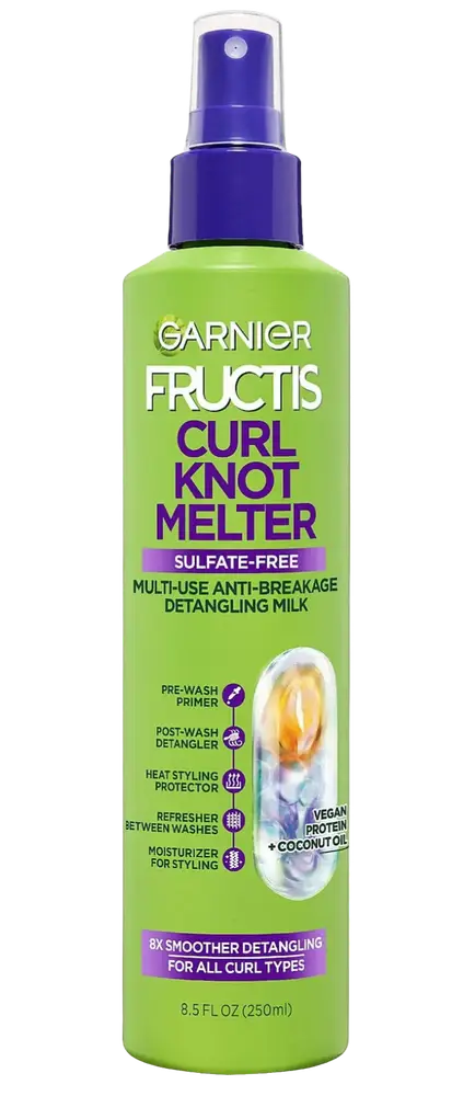 Garnier Fructis Curl Knot Melter Multi-Use Anti-Breakage Detangling Milk