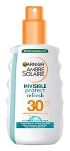 Garnier Ambre Solaire Invisible Protect Refresh Sun Protection Spray SPF30 UK