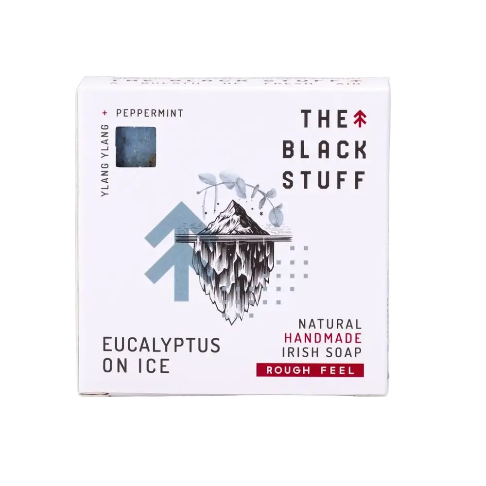 The Black Stuff Eucalyptus On Ice Natural Handmade Irish Soap