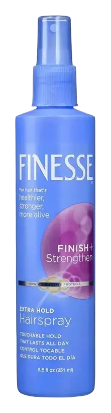 Finesse Finish + Strengthen Extra Hold Hair Spray, Non-Aerosol