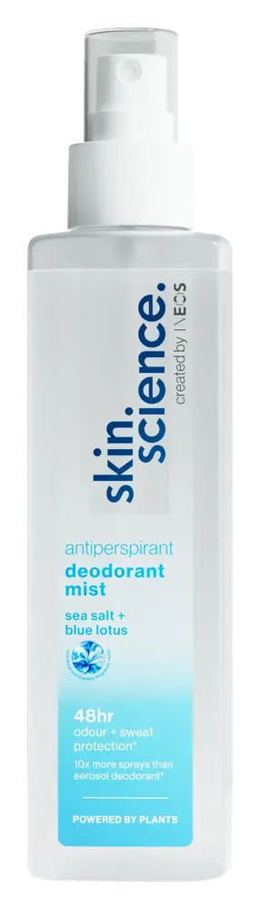 Ineos Skin Science Antiperspirant Deodorant Mist Sea Salt + Blue Lotus