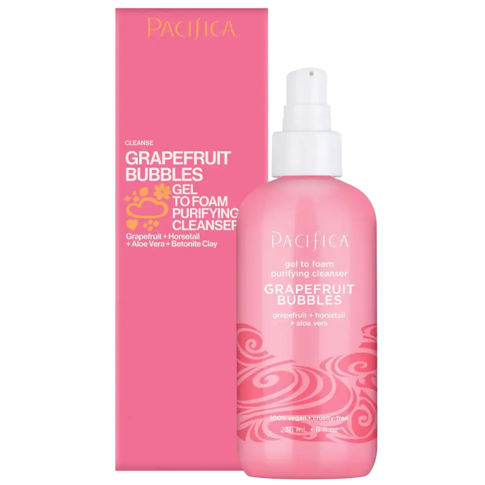 Pacifica Grapefruit Bubbles Gel To Foam Purifying Cleanser