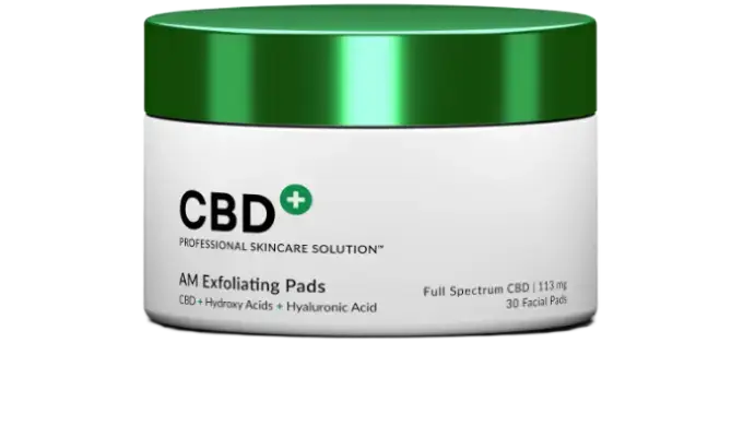 Alma CBD+ Professional Skincare Solution AM Exfoliating Pads