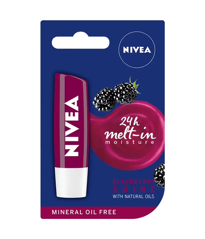Nivea Blackberry Shine Melt-In Moisture Lip Balm Kenya