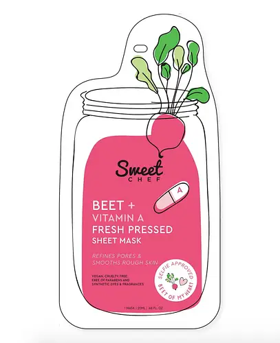 Sweet Chef Fresh Pressed Sheet Mask Beet + Vitamin A