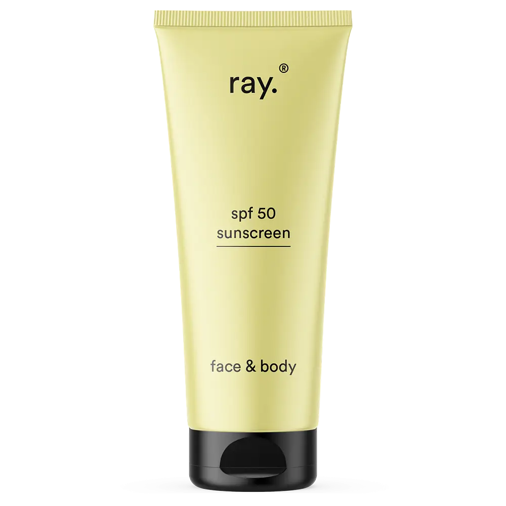 Ray. SPF 50 Face & Body Sunscreen