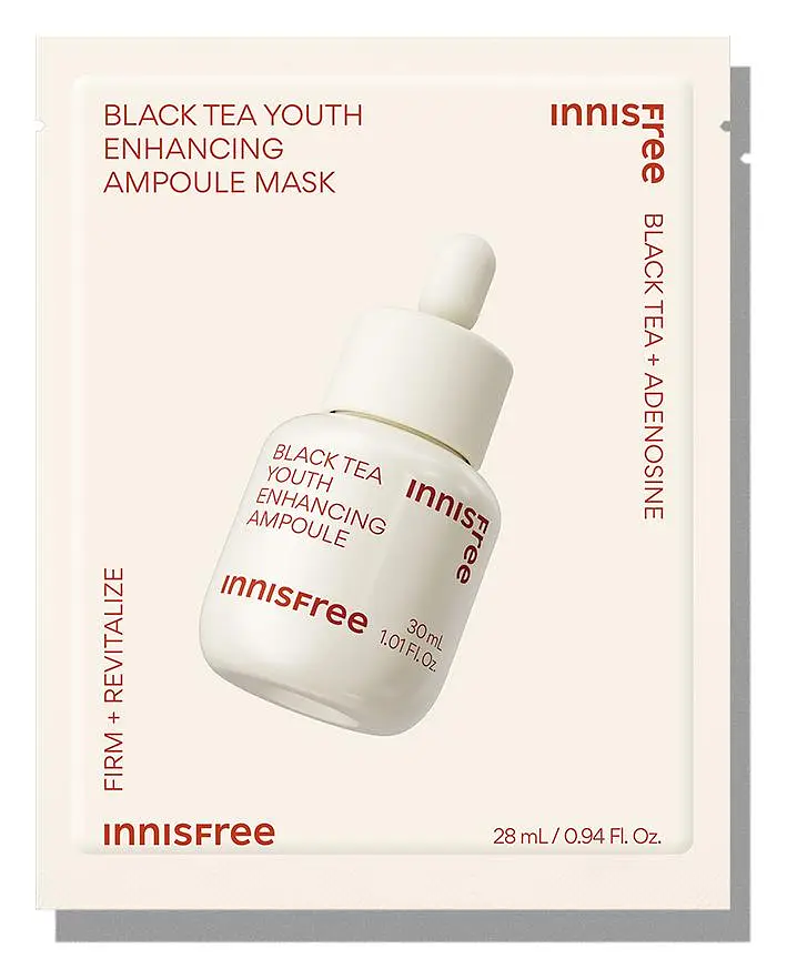 innisfree Black Tea Youth Enhancing Ampoule Mask