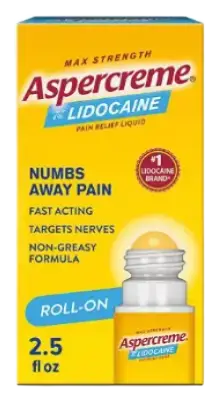 Aspercreme Lidocaine Numb Away Pain Roll-On