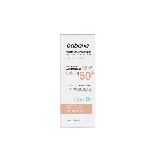 Babaria Multi Protection Face Cream SPF50+