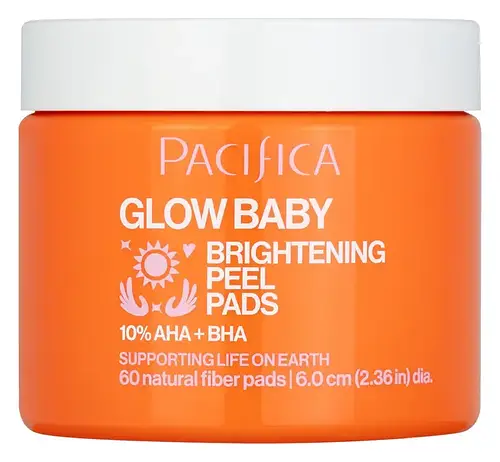 Pacifica Glow Baby Brightening Peel Pads 10% AHA + BHA