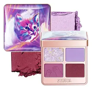 Zeesea Tipsy Kitty Eyeshadow Quad 04 Berry