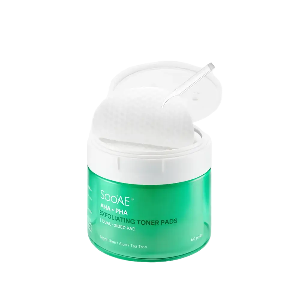 Soo'AE AHA + PHA Exfoliating Toner Pads