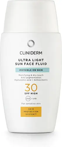 Cliniderm Sun Ultra Light Sun Face Fluid SPF30