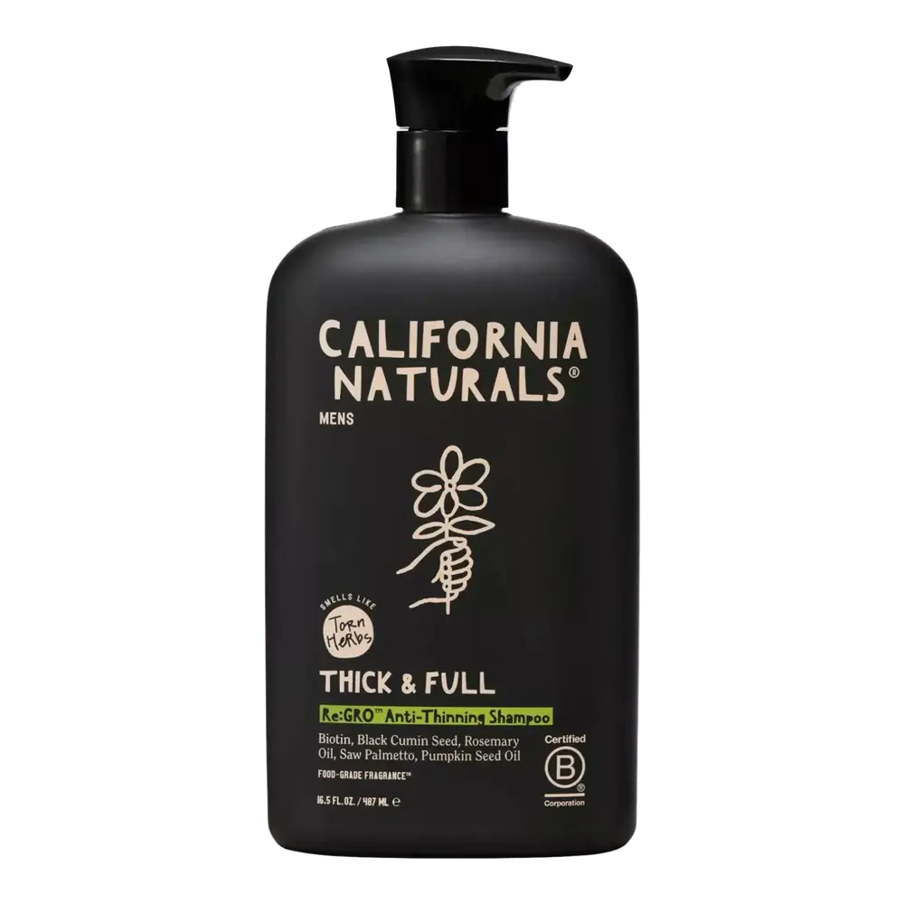 California Naturals Mens Re:Gro Anti-Thinning Shampoo