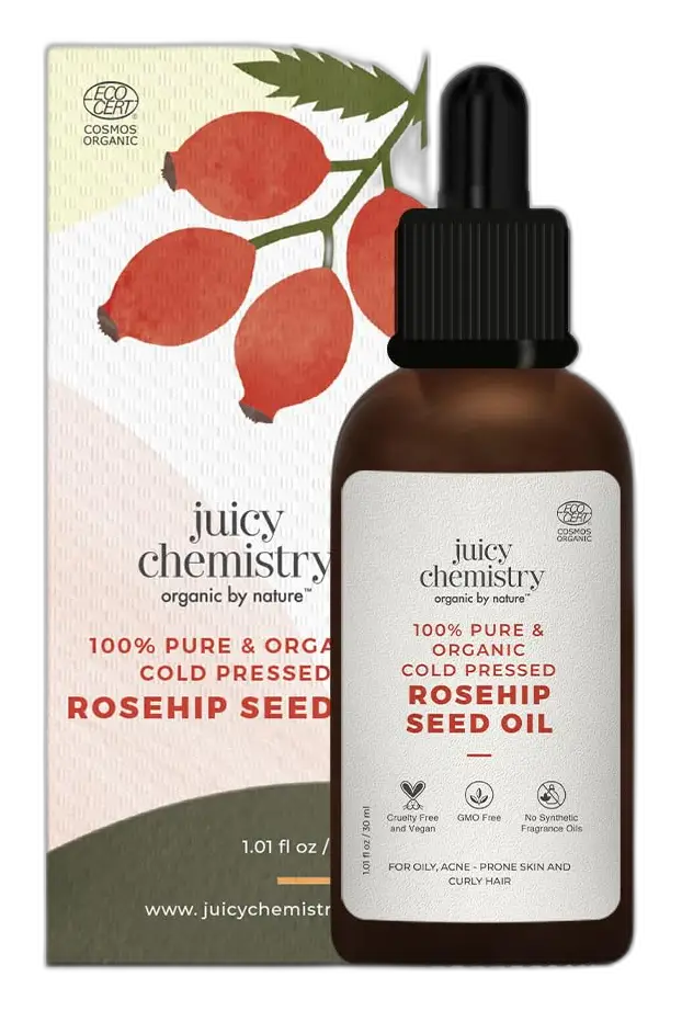 Juicy Chemistry Cold Pressed Rosehip Seed Carrier Oil