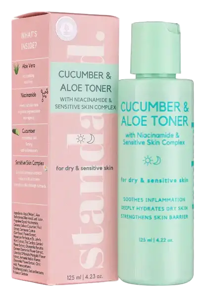 Standard Skin and Beauty Cucumber & Aloe Toner with Niacinamide