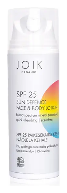 Joik SPF 25 Sun Defence Face & Body Lotion
