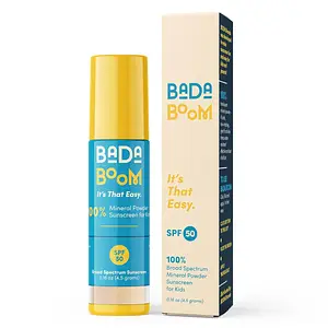 Bada Boom It's That Easy 100% Mineral Powder Sunscreen For Kids SPF 50