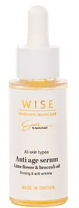Wise Organic Skincare Anti Age Serum Lime Flower & Broccoli Oil