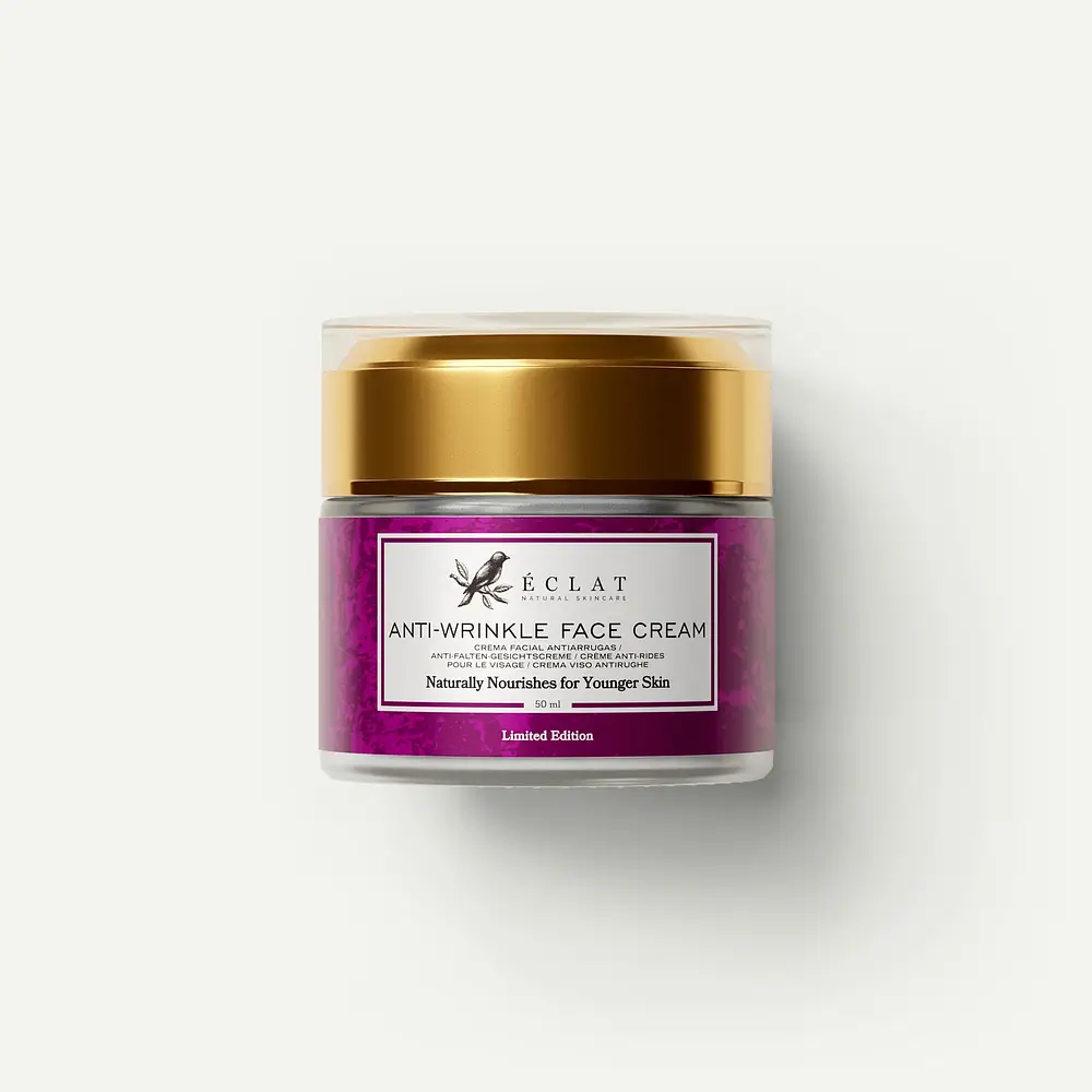 Eclat Natural Skincare Anti Wrinkle Face Cream