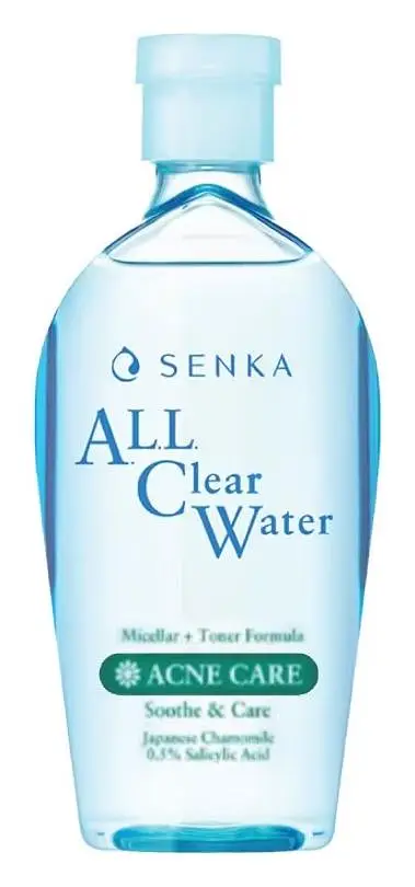 Senka A.L.L. Clear Water Micellar + Toner Formula Acne Care Thailand