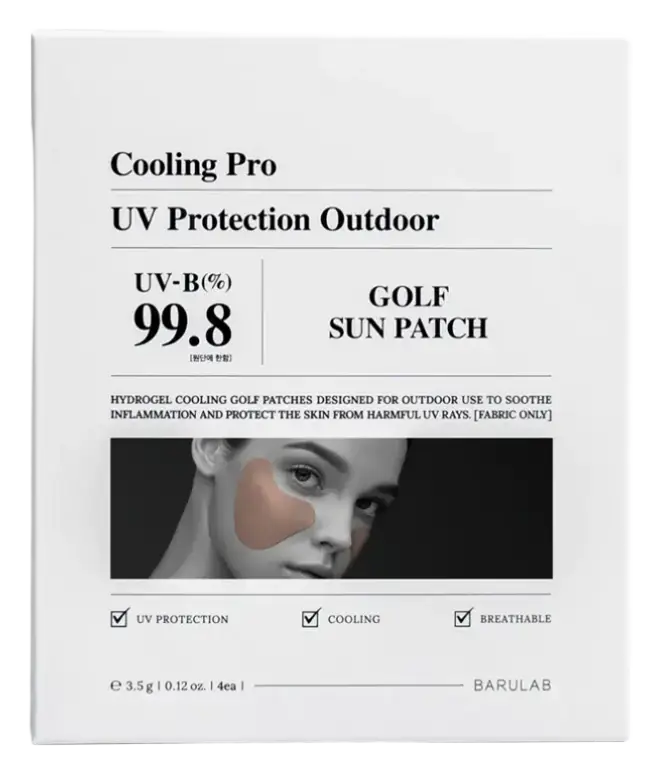 Barulab Cooling Pro UV Protection Outdoor Golf Sun Patch