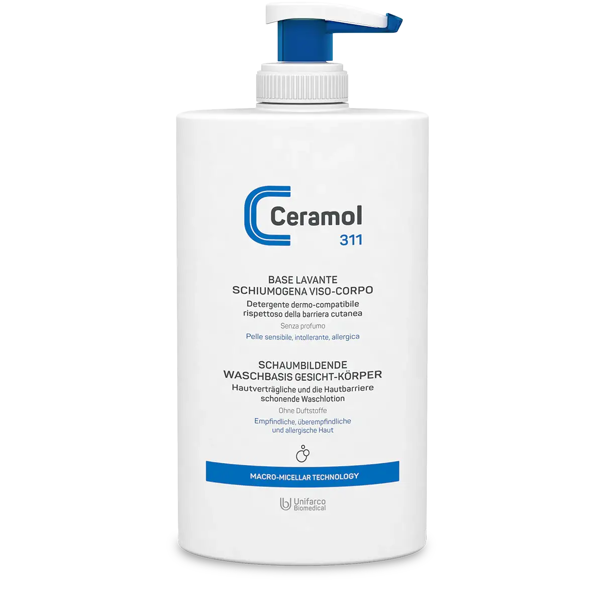Ceramol Face And Body Foaming Cleansing Base 311