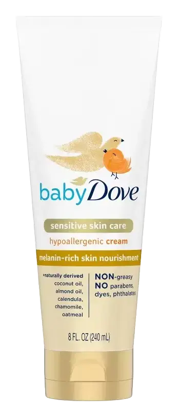 Dove Baby Melanin-Rich Skin Nourishment Sensitive Skin Care Hypoallergenic Cream