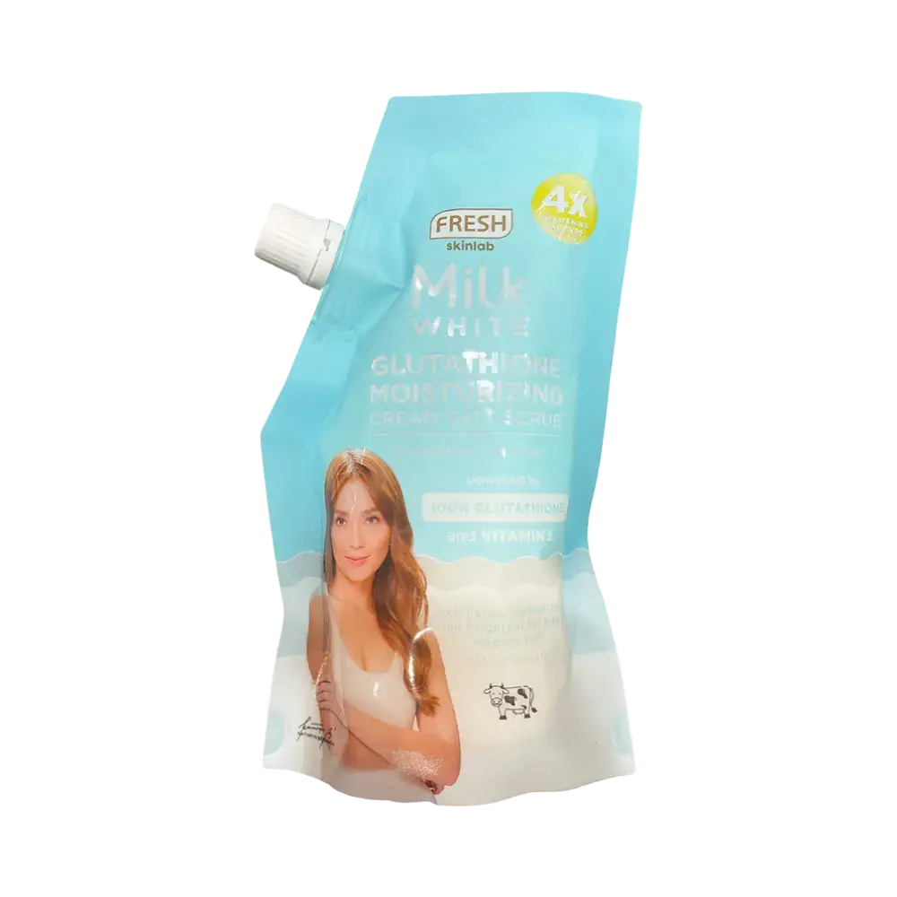 Fresh Skinlab Milk White Glutathione Moisturizing Cream Salt Scrub