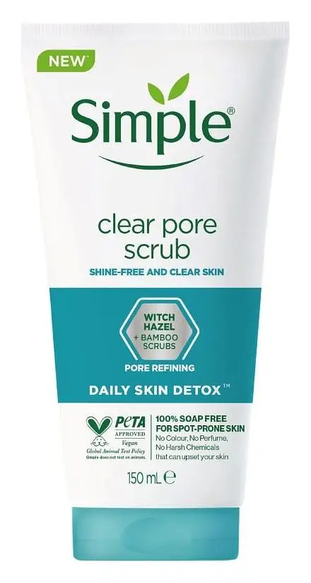 Simple Skincare Daily Skin Detox Pore Polishing Scrub